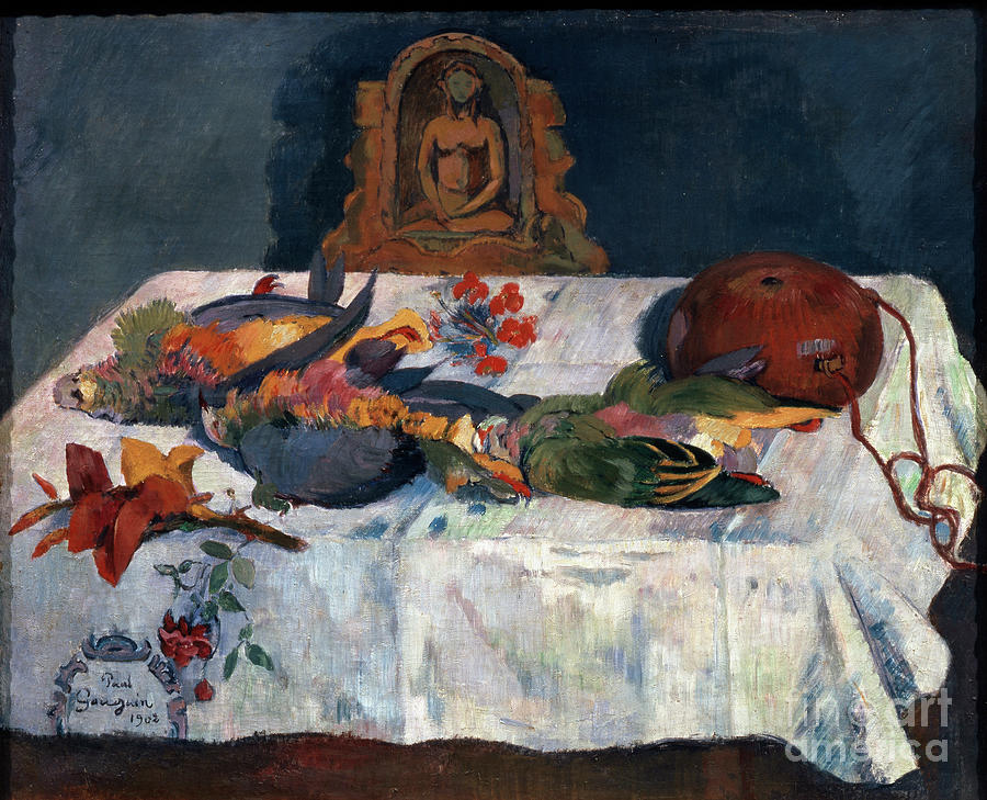 Still Life With Parrots, 1902. Artist Drawing by Heritage Images