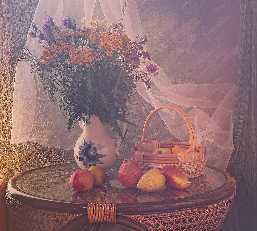 Interior Photograph - Still Life With Pears by Ustinagreen Interior Photograph - Still Life With Pears by Ustinagreen