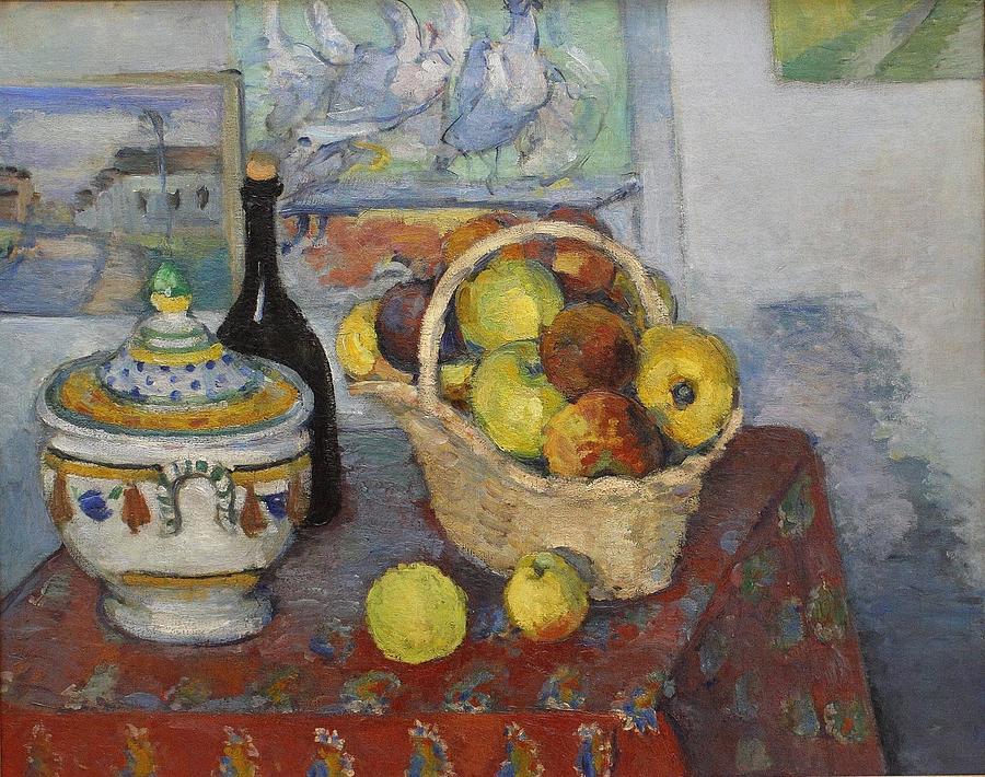 Still Life with Soup Bowl 1877 Painting by Paul Cezanne Paintings