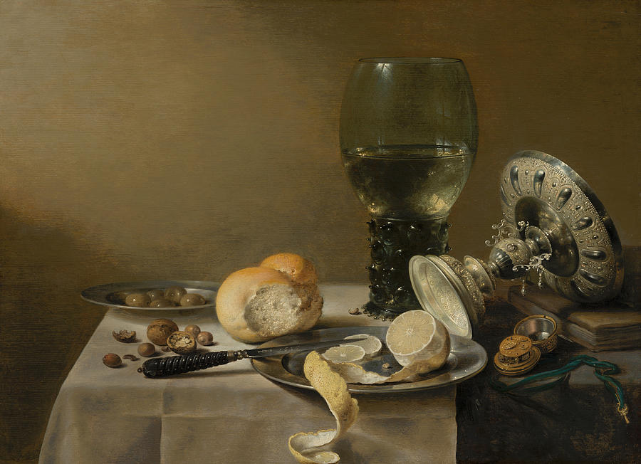 Still Life with Tazza Painting by Pieter Claesz