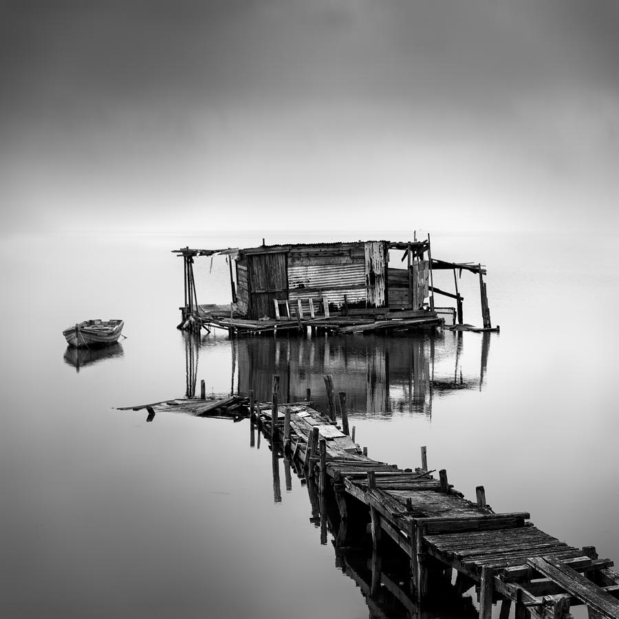 Black And White Photograph - Still Stading by George Digalakis