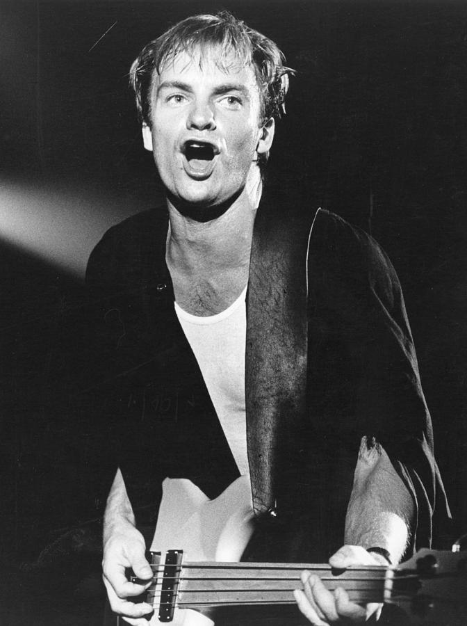 Sting Photograph by Hulton Archive