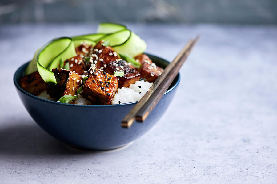 Stir Fried Tofu With Rice Photograph by Natasa Dangubic - Pixels