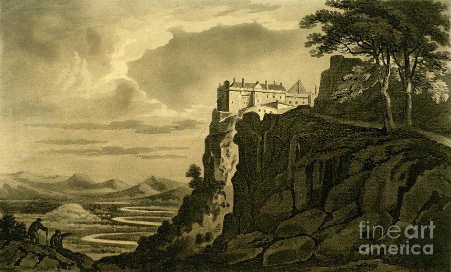 Stirling Castle & Vale Of Monteith Drawing by Print Collector