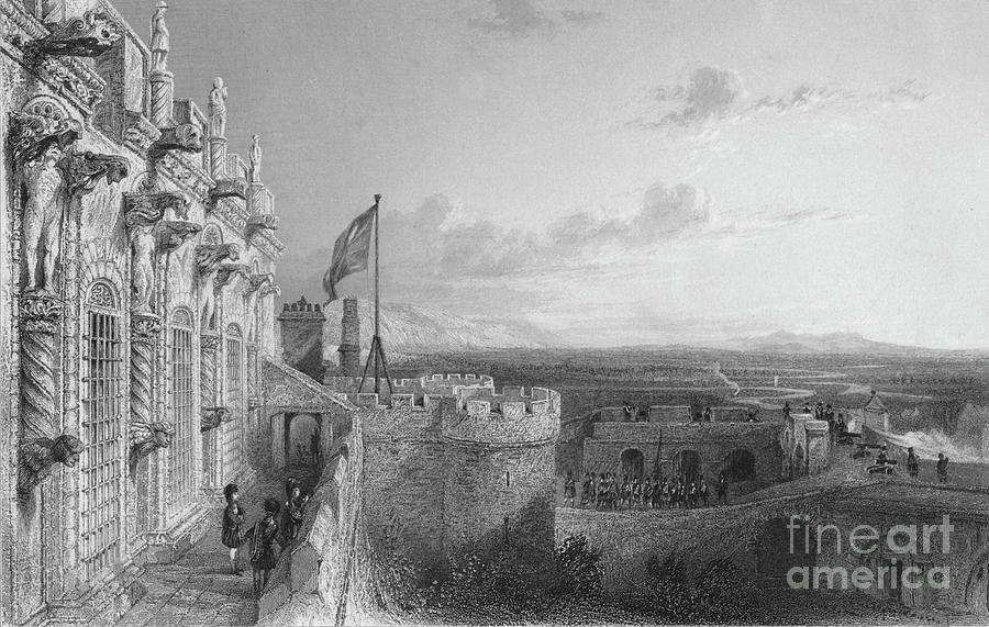 Stirling Castle Drawing by Print Collector
