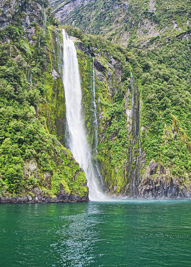 Stirling Falls - Milford Soud - New Zealand Photograph by Steven Ralser