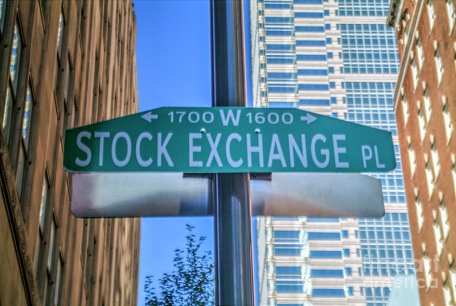 Stock Exchange Photograph by David Zanzinger