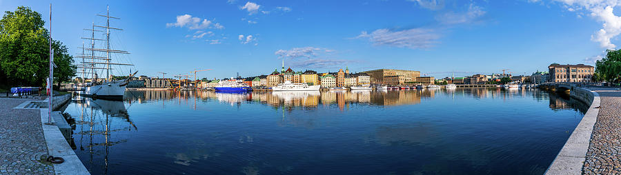 Stockholm Old City sunrise reflection in the Baltic Sea by Dejan Kostic Stockholm Old City sunrise reflection in the Baltic Sea by Dejan Kostic