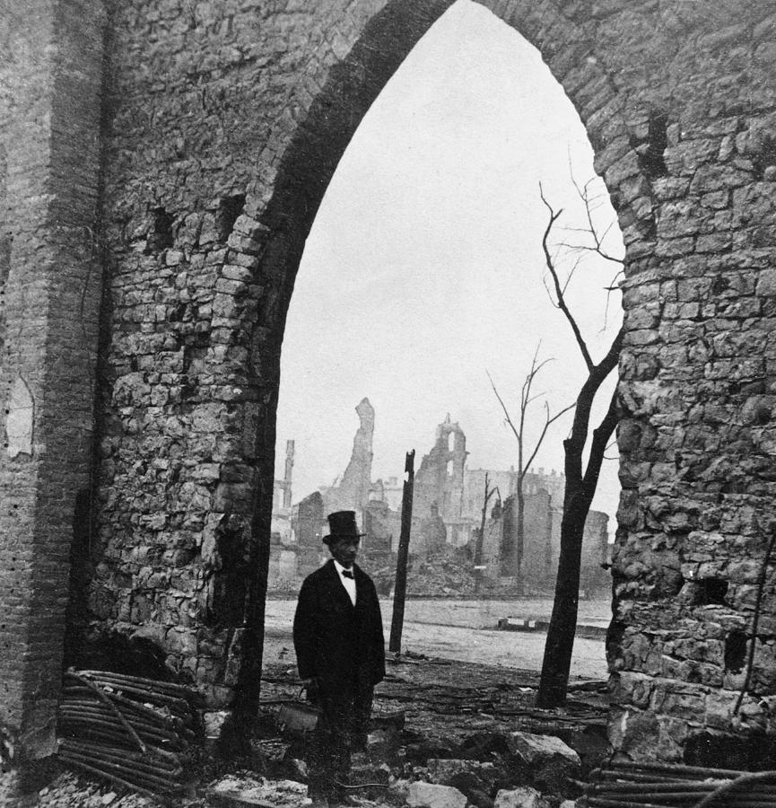 Stone Arch Of Church After Chicago Photograph by Lightfoot