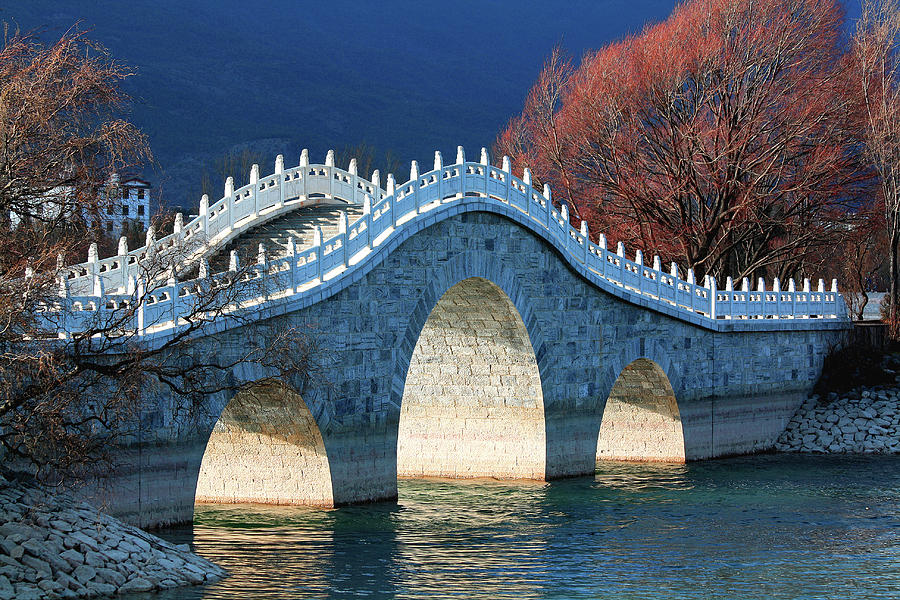 Stone Bridge Of Qingxi Reservoir Photograph by Rck