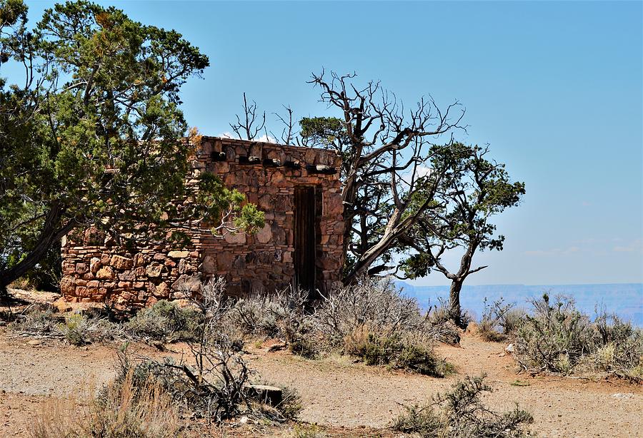 Stone Building at the South Rim Photograph by Warren Thompson