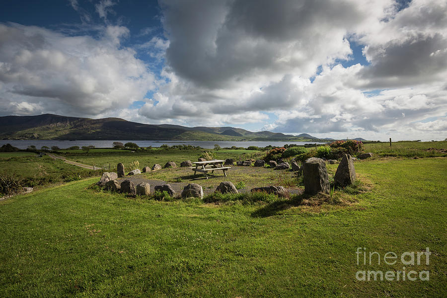 Stone Circle at Lough Currane Photograph by Eva Lechner