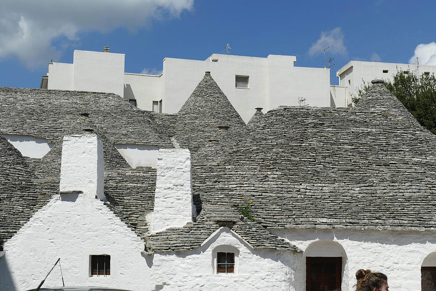 Stone coned rooves of trulli houses Photograph by Steve Estvanik