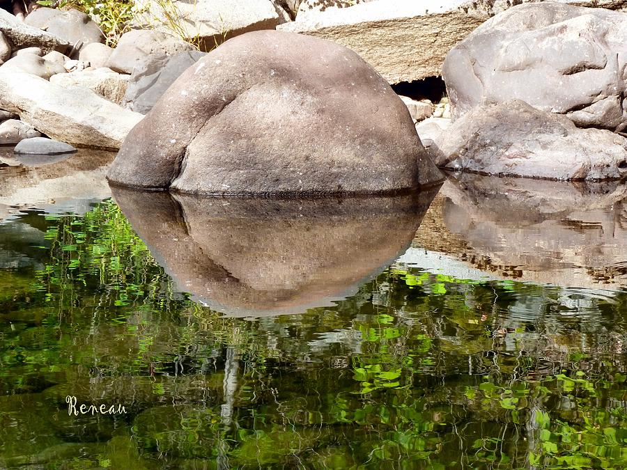 Stone Creek Reflection Photograph by A L Sadie Reneau