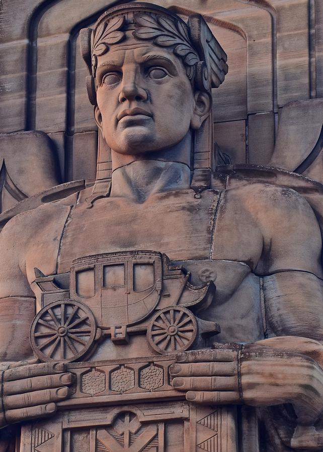 Cleveland Photograph - Stone Gaurdian Of Cleveland by Frozen in Time Fine Art Photography Cleveland Photograph - Stone Gaurdian Of Cleveland by Frozen in Time Fine Art Photography