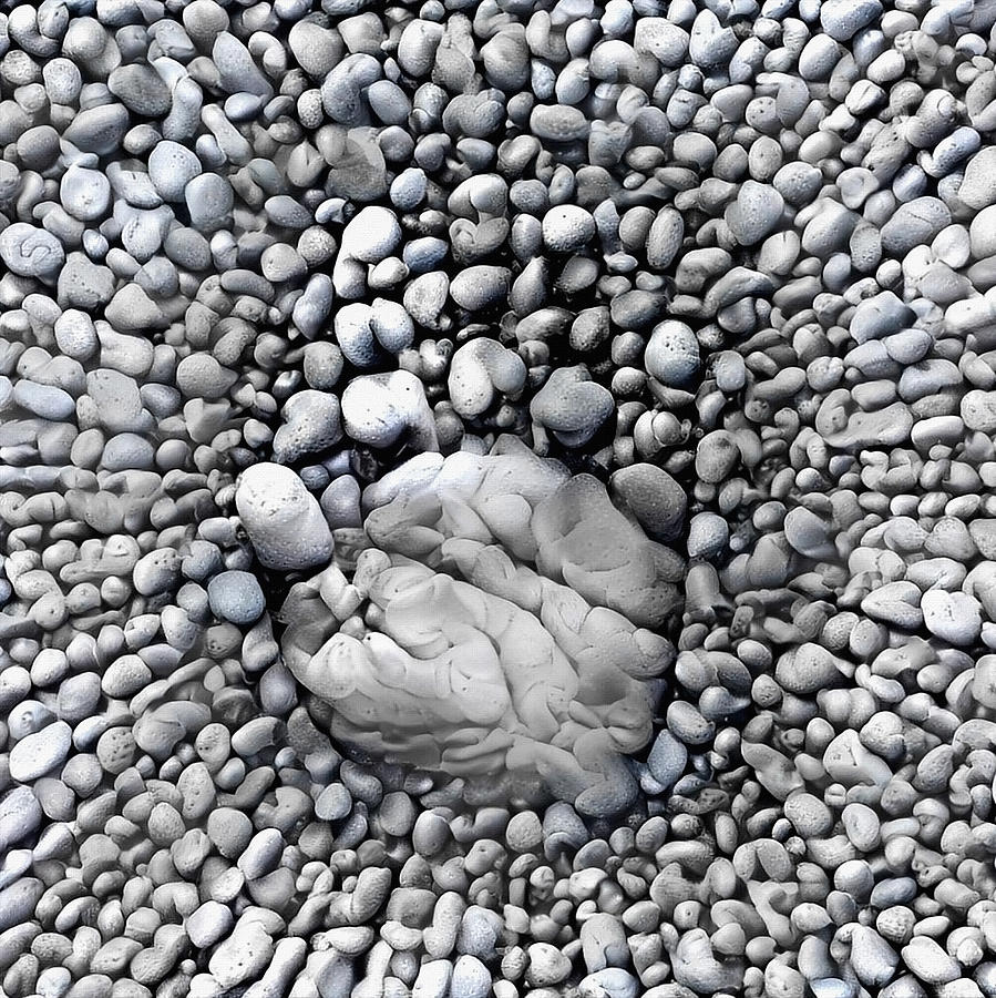 Stone Hand Digital Art