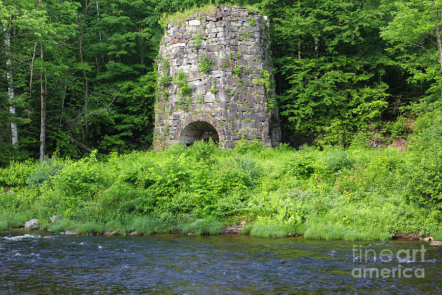 Stone Iron Furnace - Franconia New Hampshire USA Photograph by Erin Paul Donovan