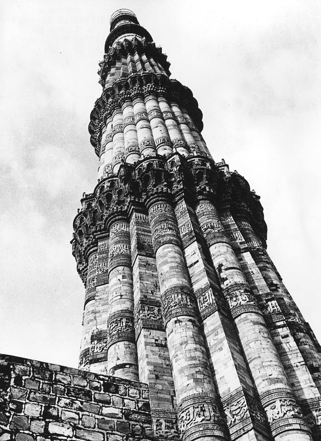 Stone Minaret Photograph by Three Lions