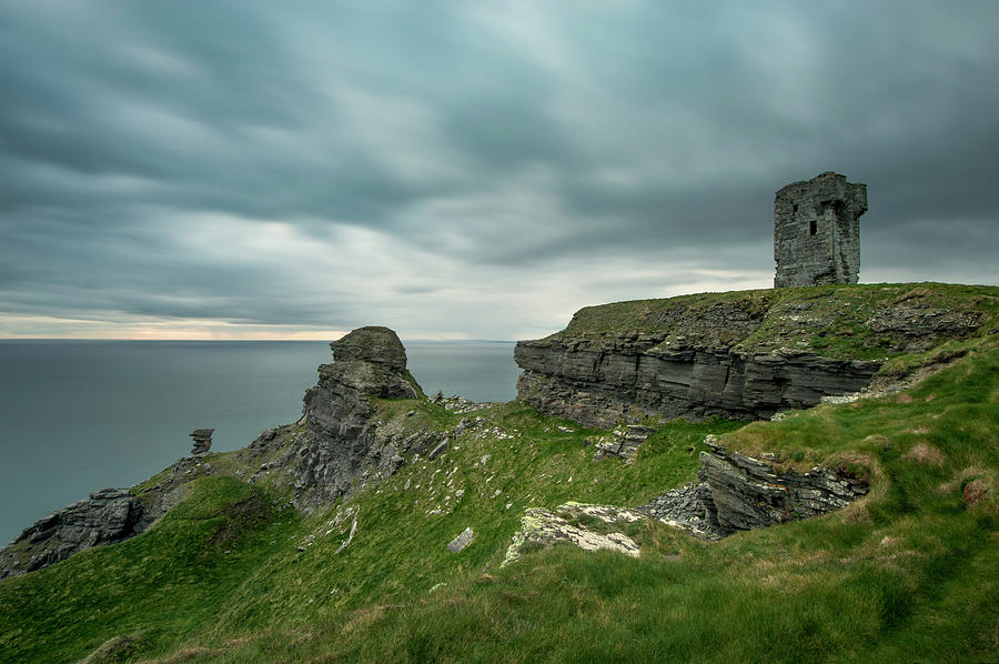 Stone Ruins On Rural Cliffs Photograph by George Karbus Photography