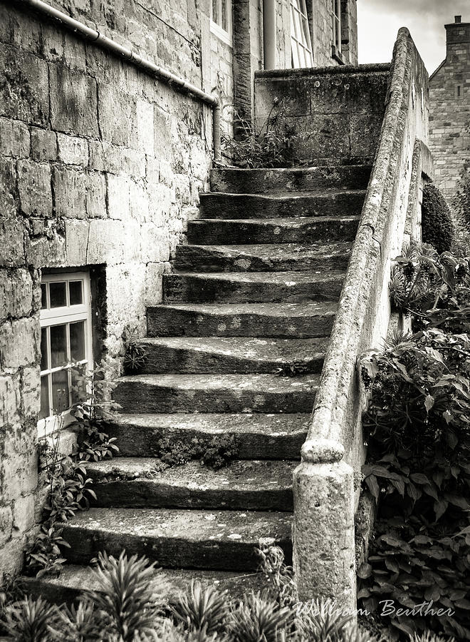 Stone Stairway Photograph by William Beuther