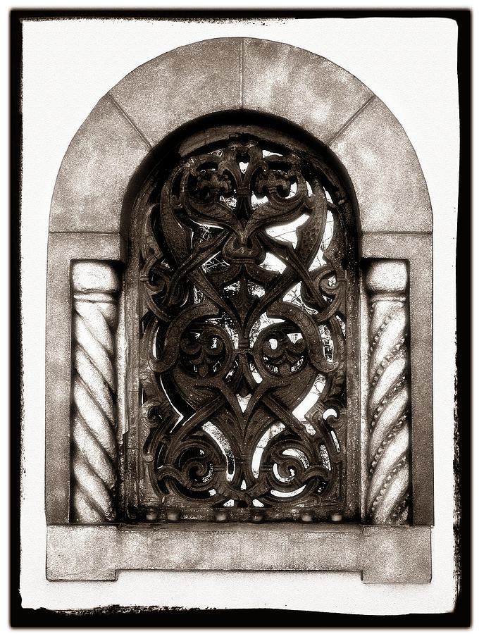 Architectural Detail Photograph - Stone Window by Harold Silverman - Buildings & Cityscapes