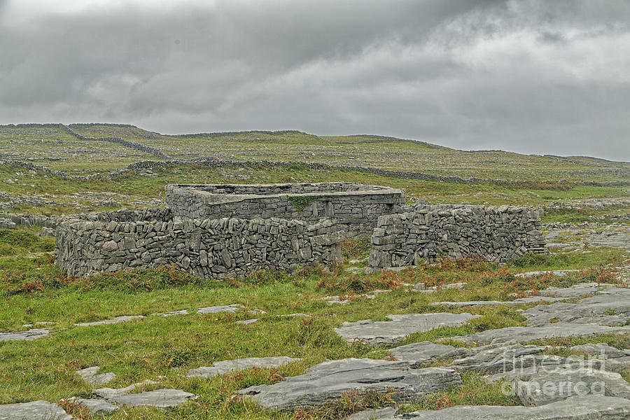 Stone works at Dun Aonghasa Photograph by Natural Focal Point Photography