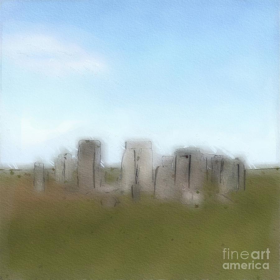 Stonehenge Painting by Esoterica Art Agency