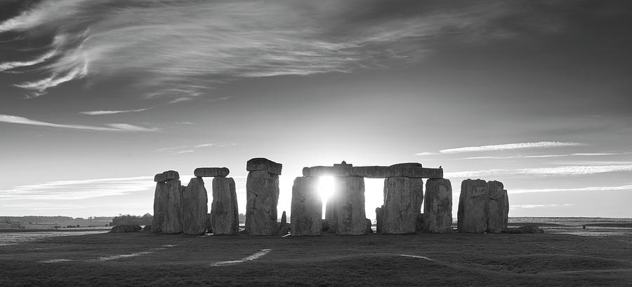 Landscape Photograph - Stonehenge Stone Circle by Tony Howell