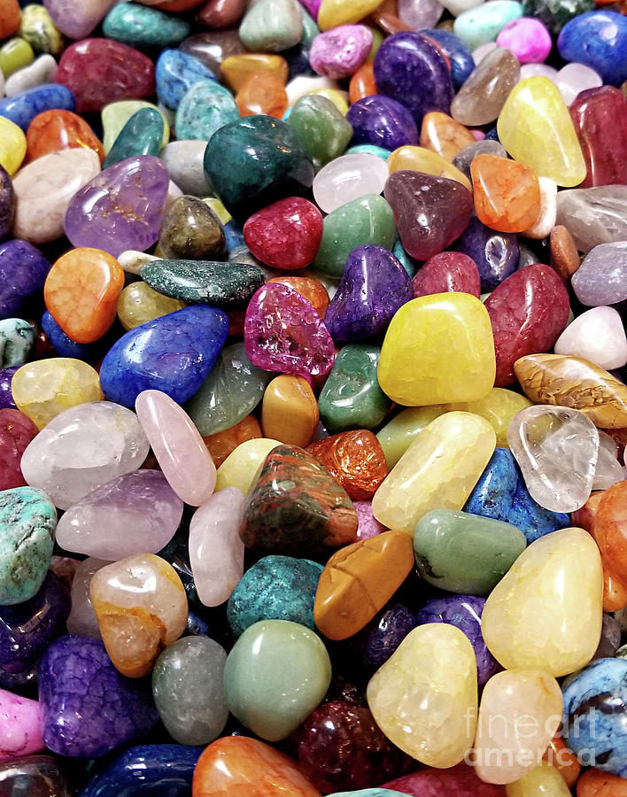 Stones of colors  Photograph by Raymond Earley