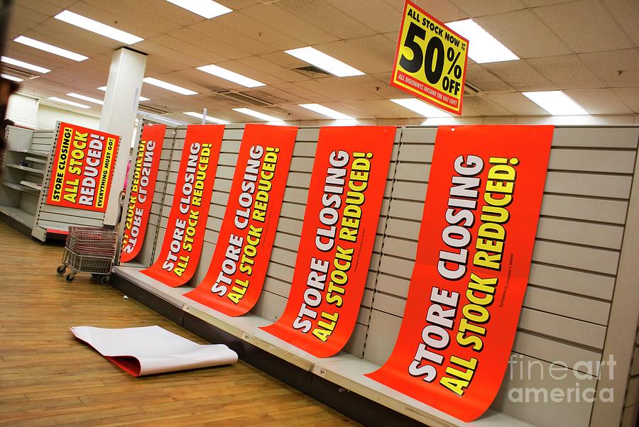 Store Closing Concept Photograph by Mark Williamson/science Photo Library