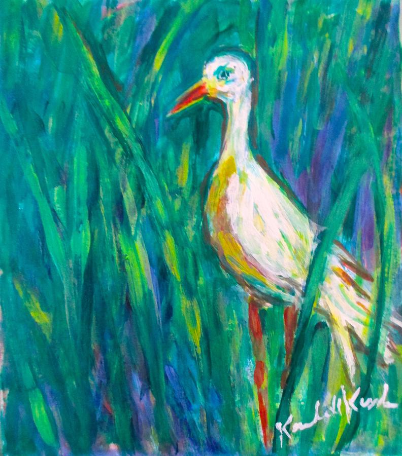 Stork Painting by Kendall Kessler