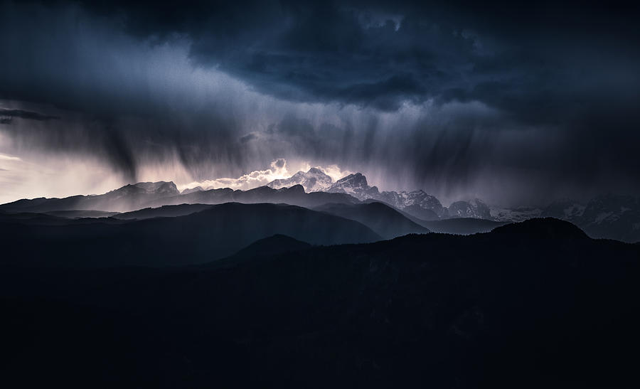 Storm Above The Alps Photograph by Ales Krivec
