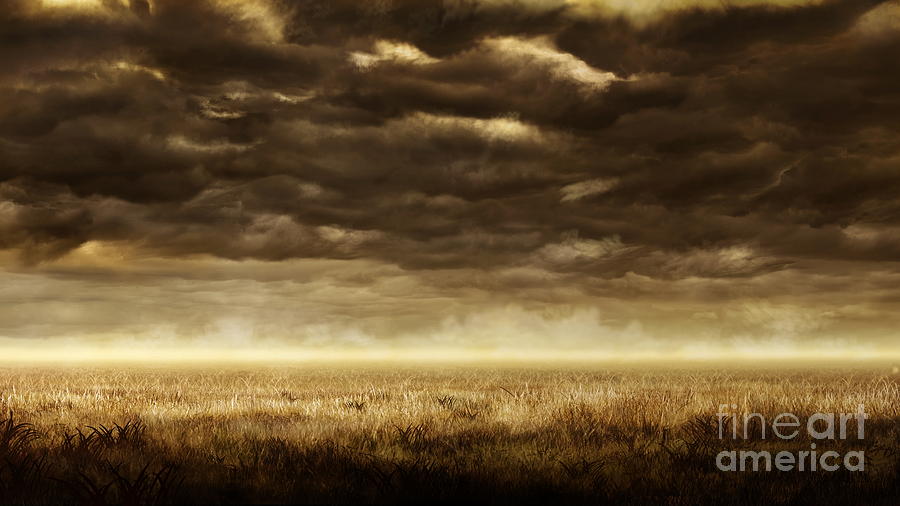 Nature Digital Art - Storm Approaching by Peter Awax