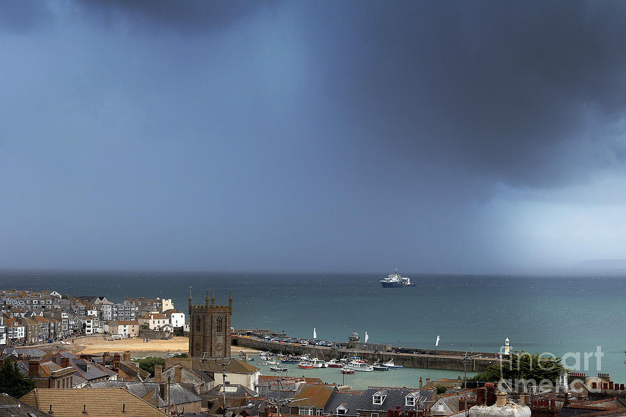 Storm Approaching St Ives Photograph by Terri Waters