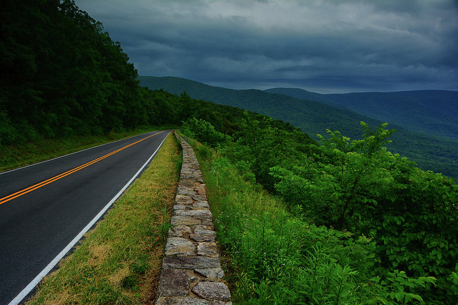 Storm Arrives at Shenandoah National Park Photograph by Raymond Salani III