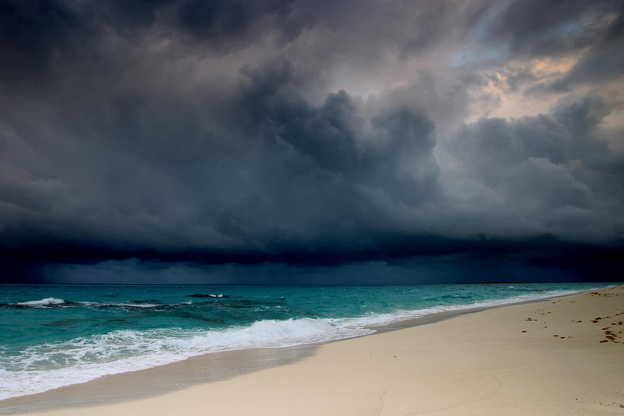 Storm At Sea Photograph by Stevegeer
