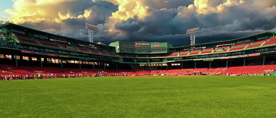 Storm Building at Fenway Photograph by Paul Mangold