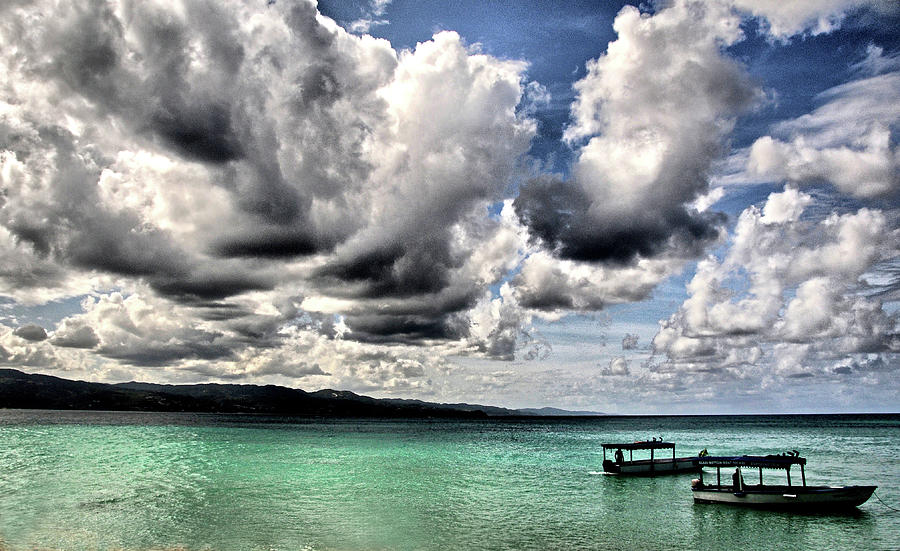 Storm Clouds At Montego Bay Photograph by Jeff R Clow
