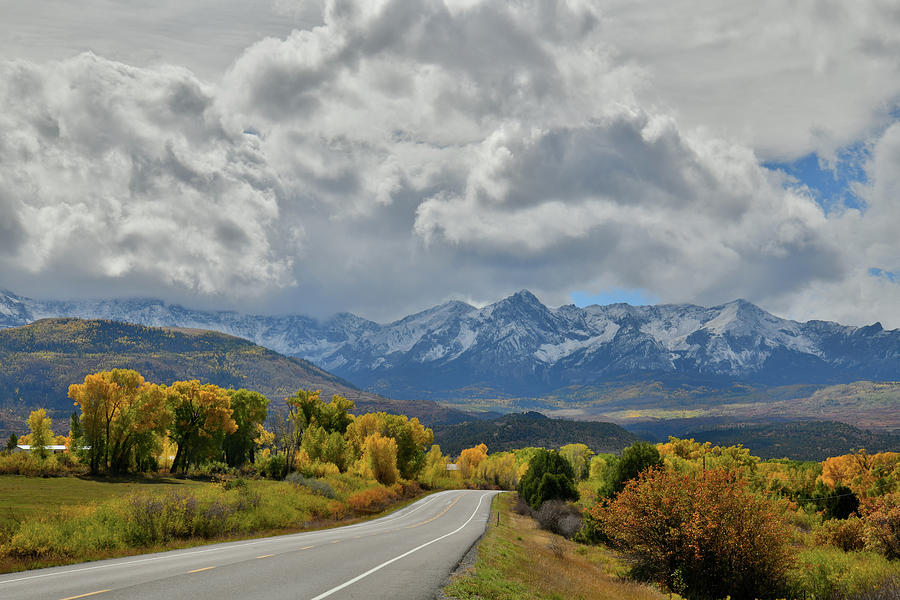 Storm Clouds over Highway 145 South of Telluride Photograph by Ray Mathis