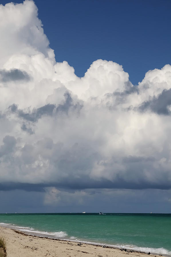 Storm Clouds Over Miami Beach by Northforklight