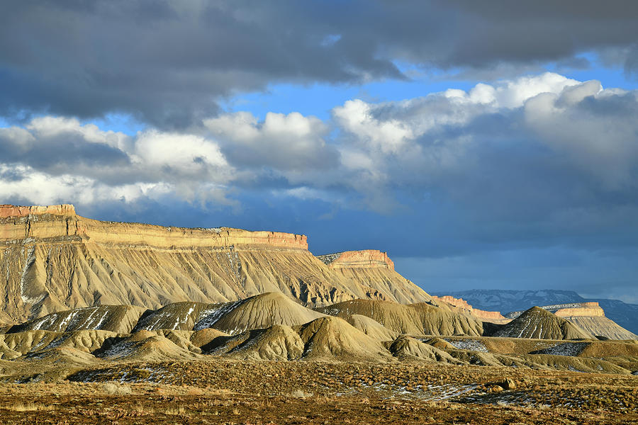 Storm Clouds Pass over Book Cliffs Photograph by Ray Mathis