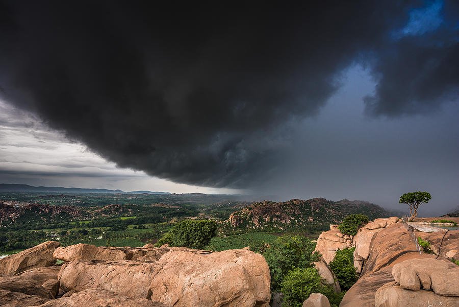 Mountain Photograph - Storm Coming by Shreenivas Yenni