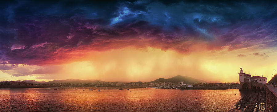 Storm in Arriluze Photograph by Mikel Martinez de Osaba