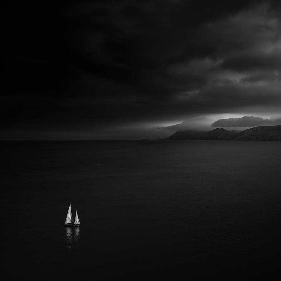 Black And White Photograph - Storm Is Coming by Marco Antonio Cobo