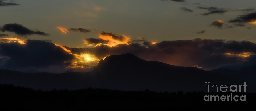 Storm Mountain Sunset Photograph by Jon Burch Photography