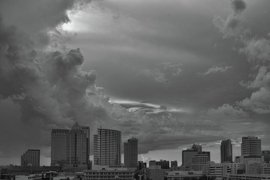 Storm Moves Over Tampa Photograph by Robert Wilder Jr