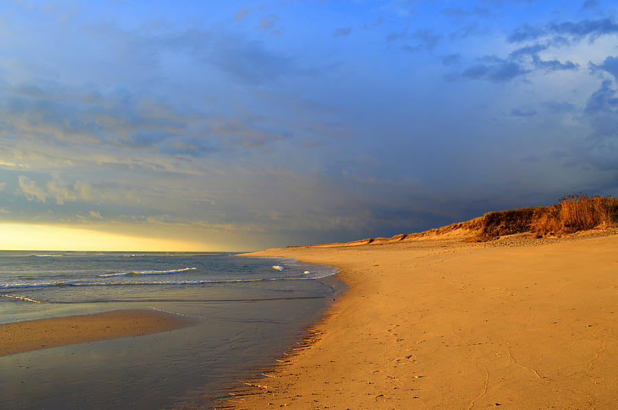 Storm Over Cape Cod - Coast Guard Beach Photograph by Dianne Cowen Cape Cod Photography