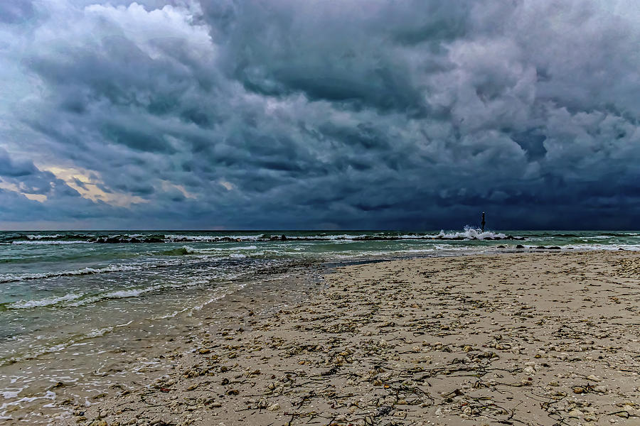 Storm Over Honeymoon Island, Florida Photograph by Rebecca Carr