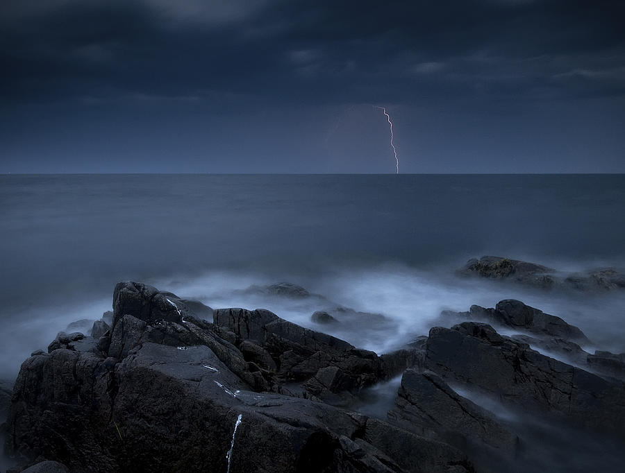 Landscape Photograph - Storm Over öresund by Andreas Edman