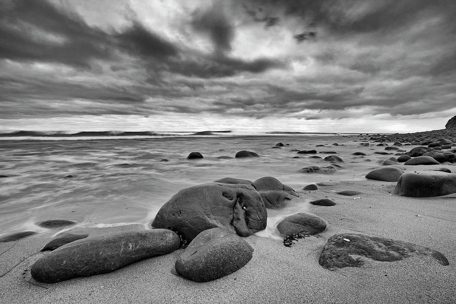 Black And White Photograph - Storm Over Point Mugu by John Rodrigues Black And White Photograph - Storm Over Point Mugu by John Rodrigues